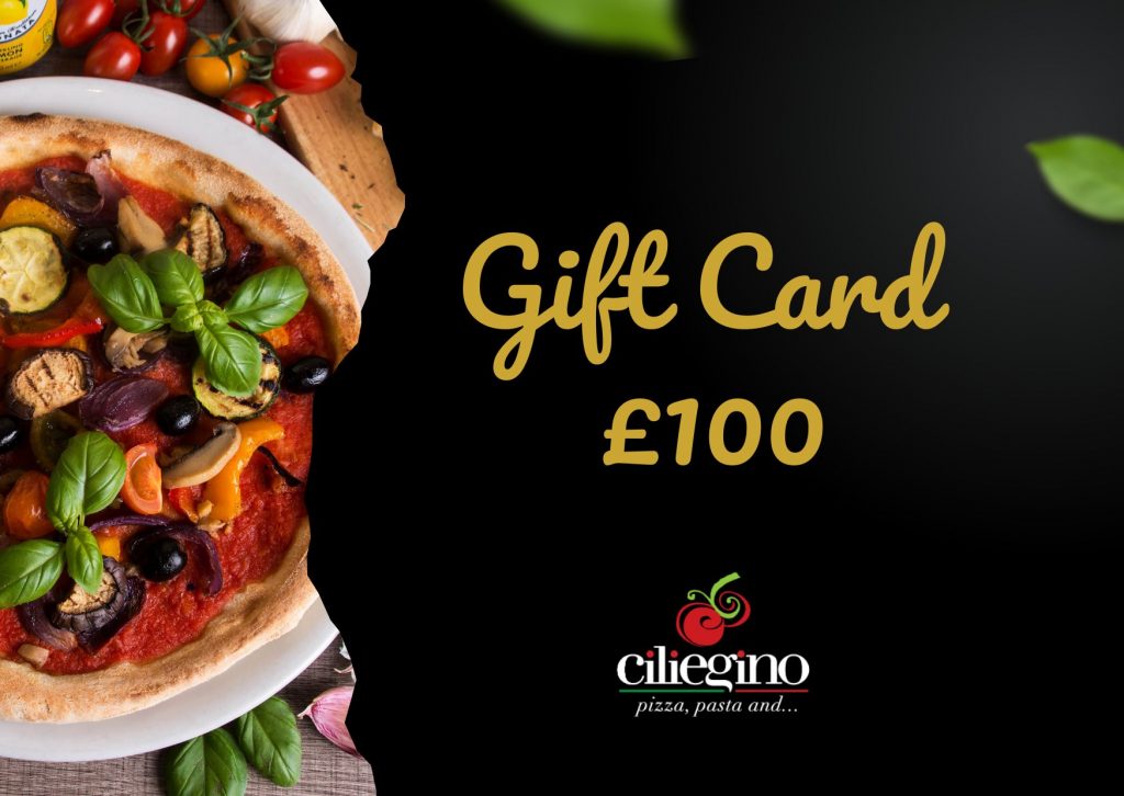 Ciliegino Restaurant Cardiff Gift Card £100